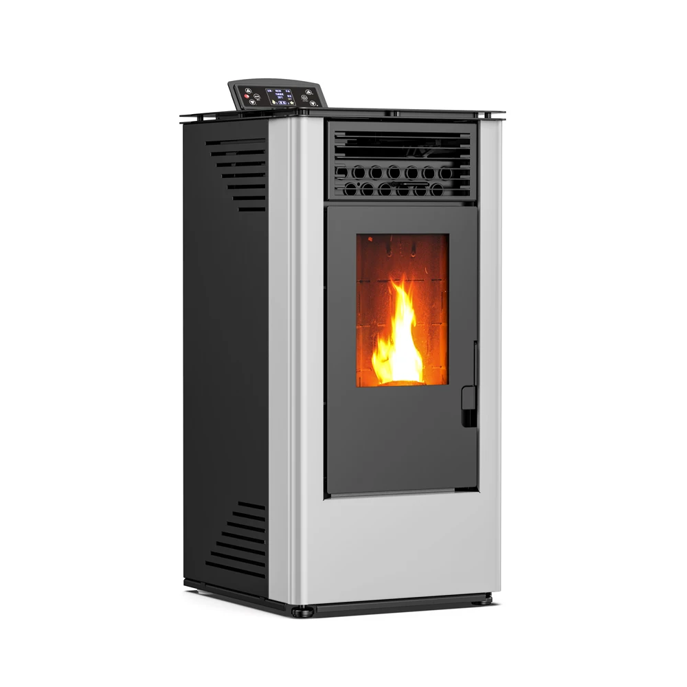 KM0801C  Most Popular Modern Pellet Stove for Living Room Estufa A Pellet Smokeless Pellet Stove Wifi for Heating Room