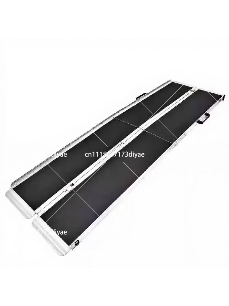 Aluminum Alloy Ramp for Wheelchair Access, Portable Step Plate for Smooth Mobility Transition