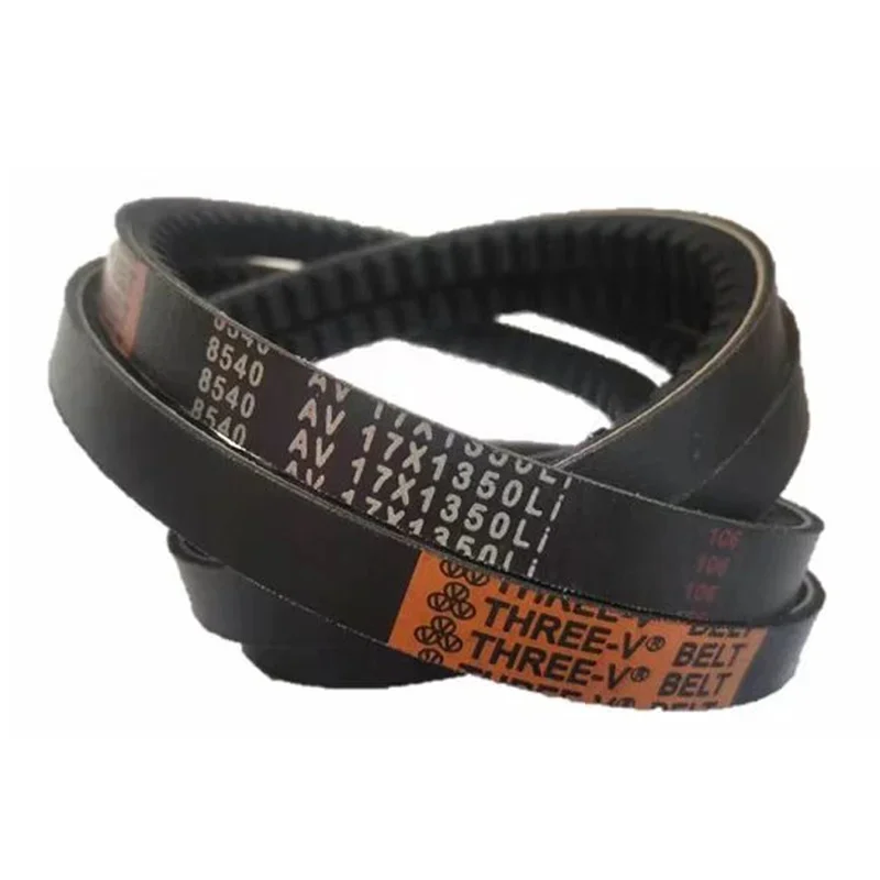 Raw Edge Cogged V Belt Type AV 17X Drive Rubber Toothed Conveyor Belts Transport Strap 686mm-980mm