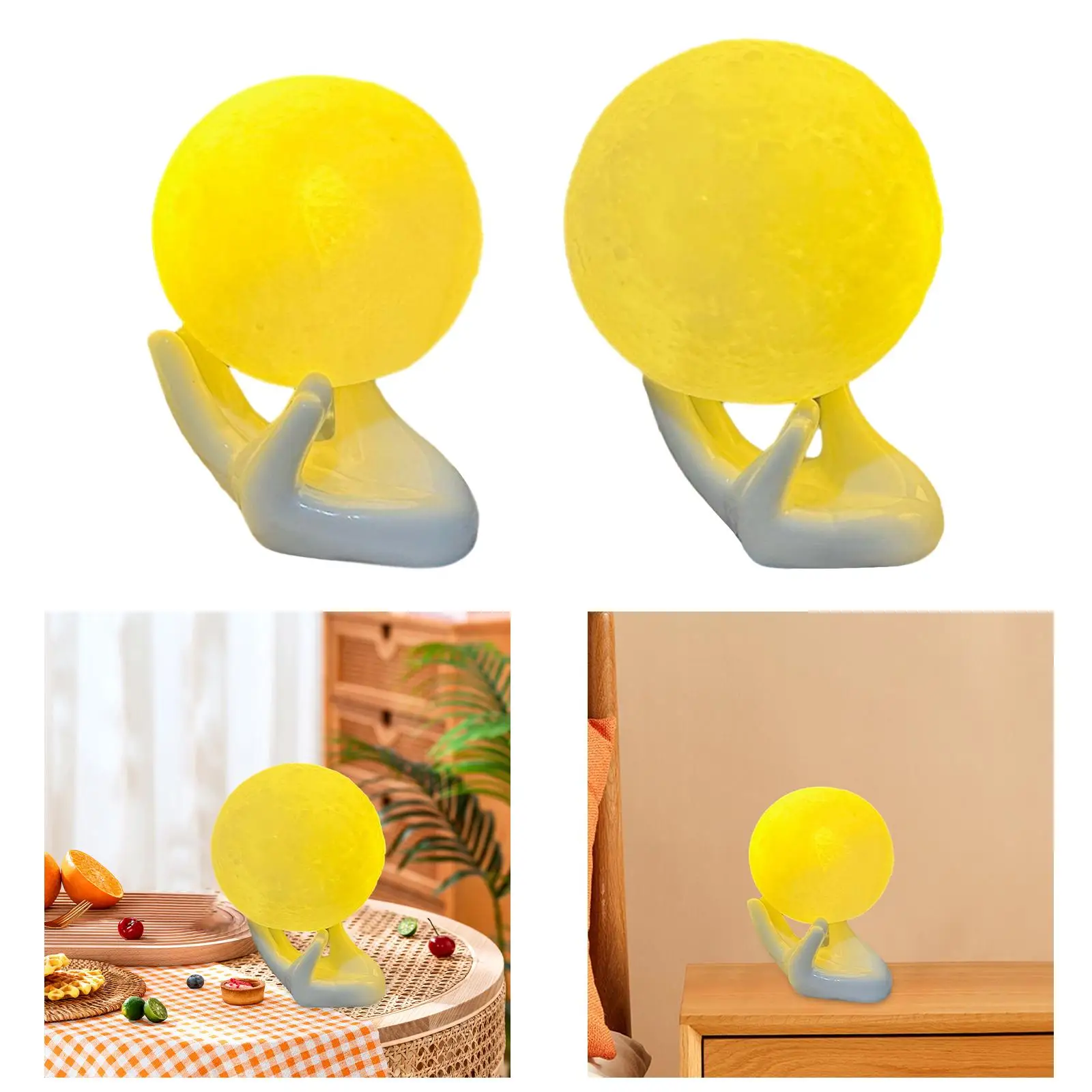 

Moon Lamp for Kids 3D Moon Light for Adults Warm Light Classical Moon Night Light for Child Teen Women Gifts Home Bedroom