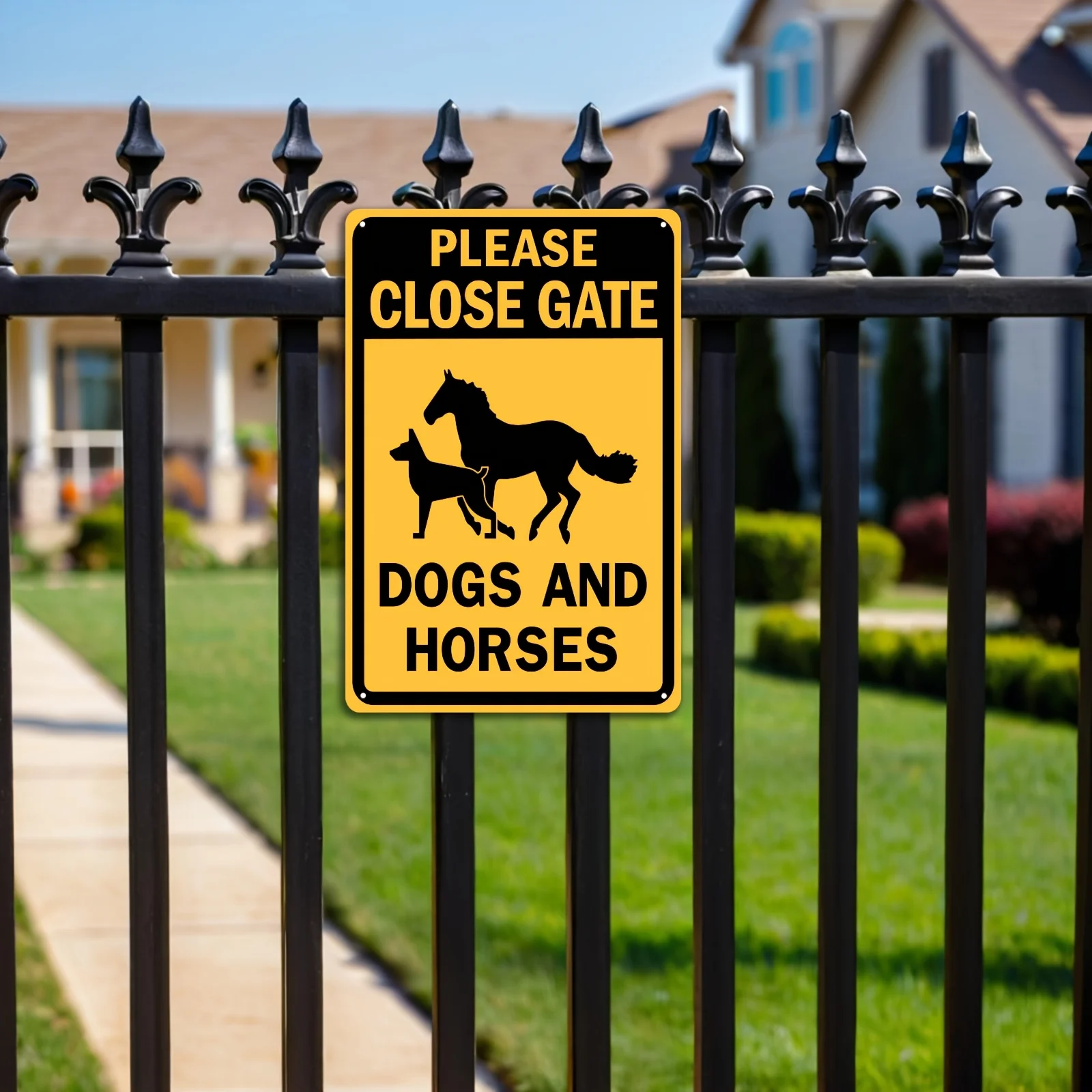 2D Flat - 1pc 2D Metal Sign - 