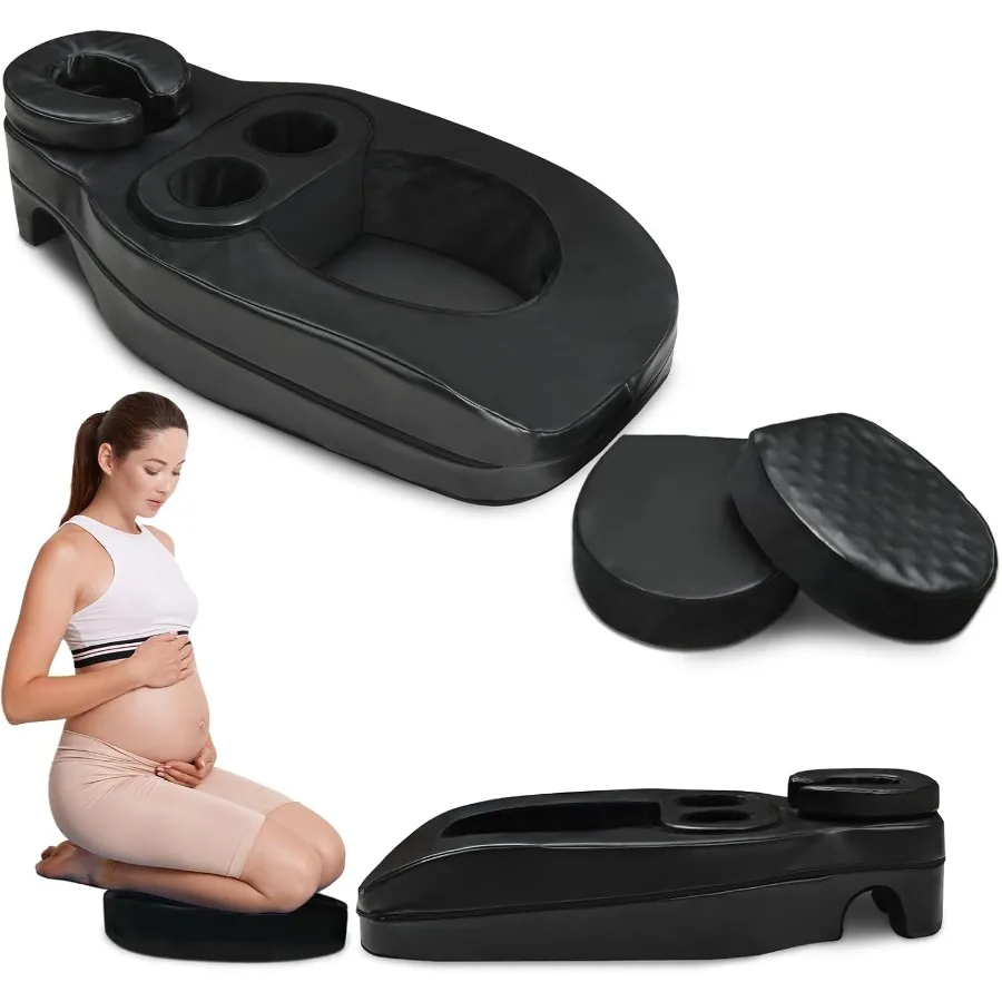 

Pregnancy Massage Cushion and Headrest - Release Lower Back Pain Prenatal Bolster for Full Body Relax Maternity Massage Cushion