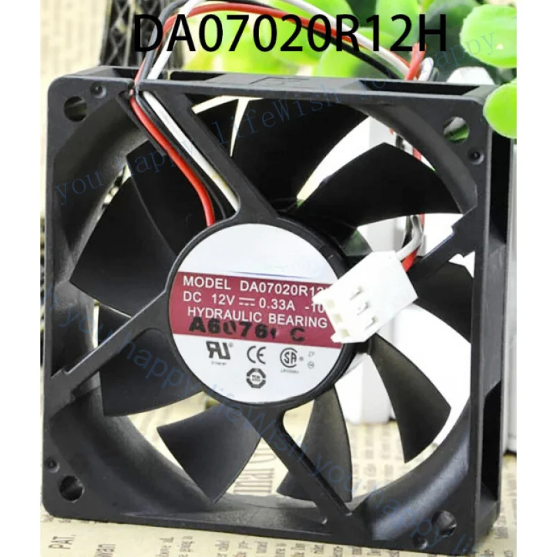 LL  for AVC 70*70*20MM DA07020R12H 12VDC 0.33A 3pin Long-Lifespan Chassis Cooling Fan