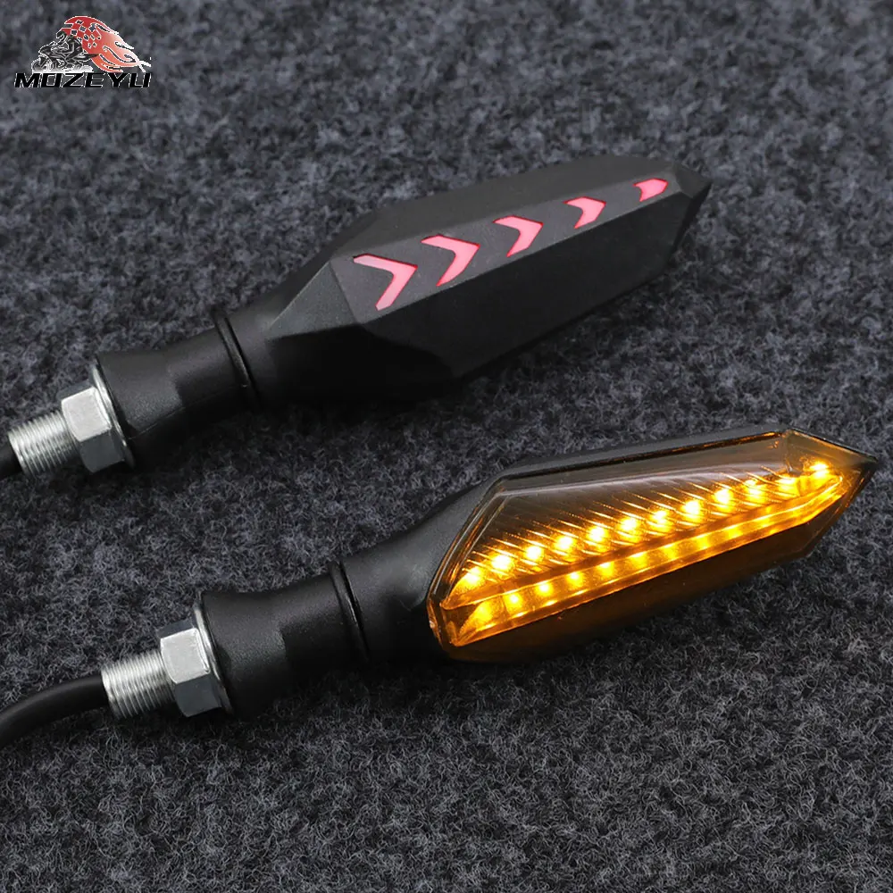 Universal For MV AGUSTA F4 750S BRUTALE 910 910R F3 675 800/AGO/RC/AMG motorcycle Flashing Turn Signal Light 12 LED lights parts