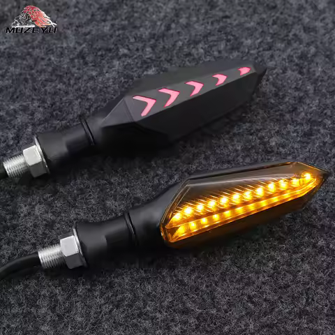 Universal Motorcycle LED Turn Signal Indicator Lights For Honda CBR 125 150 250 300 400 500 600 650 900 929 654 1000 1100 R/RR/F