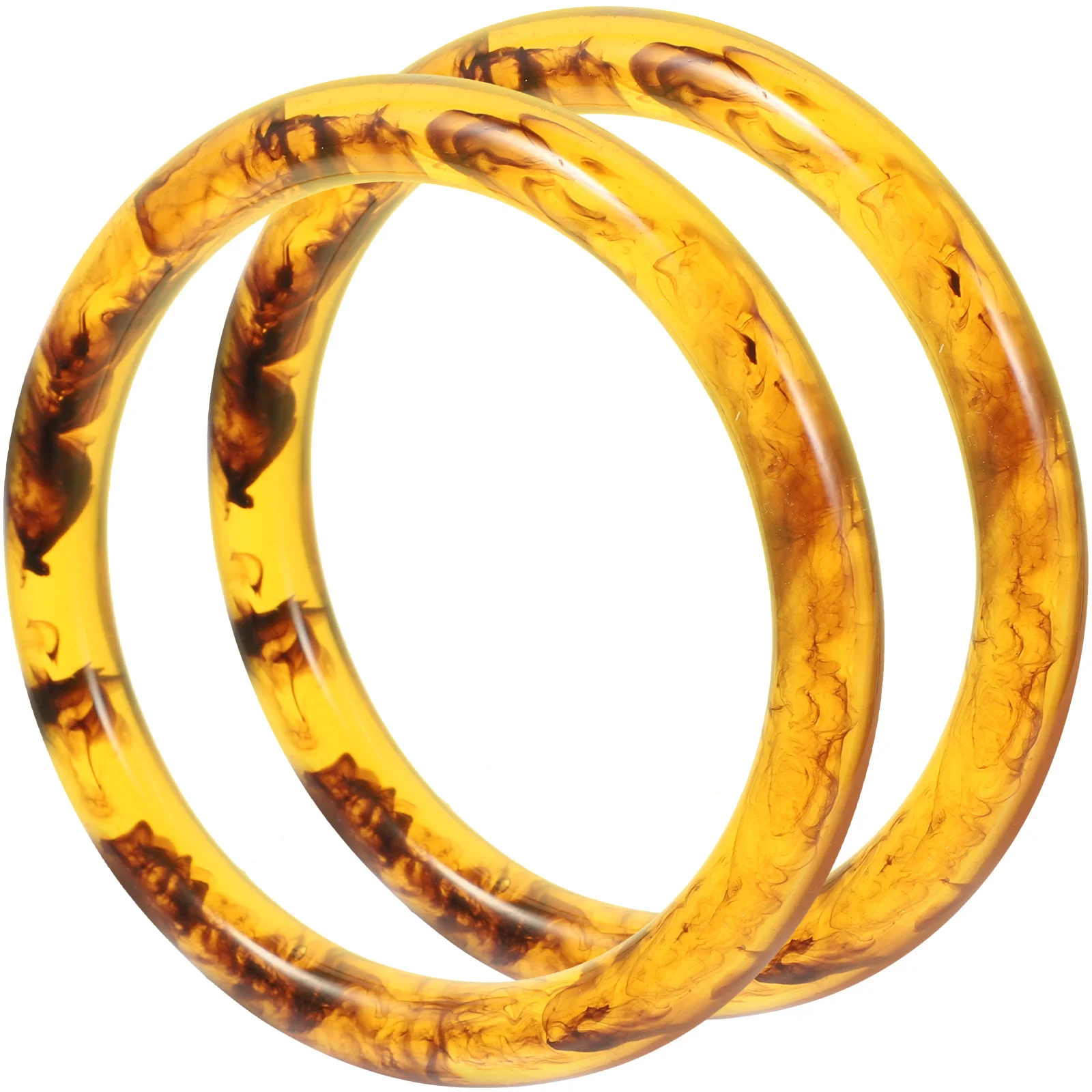 

2pcs Resin Circle Handles 10CM Amber Color Round Bag Handle Accessories for DIY Handmade Craft Bags Purse Hardware