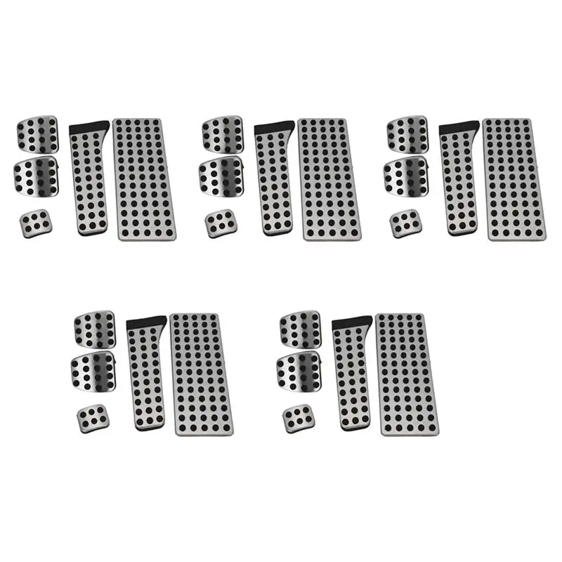 AASS-25PC Car Pedal Cover Accessories With Footrest For Mercedes Benz W203 W222 W213 W205 W204 W211 W212 W210 X204 W218