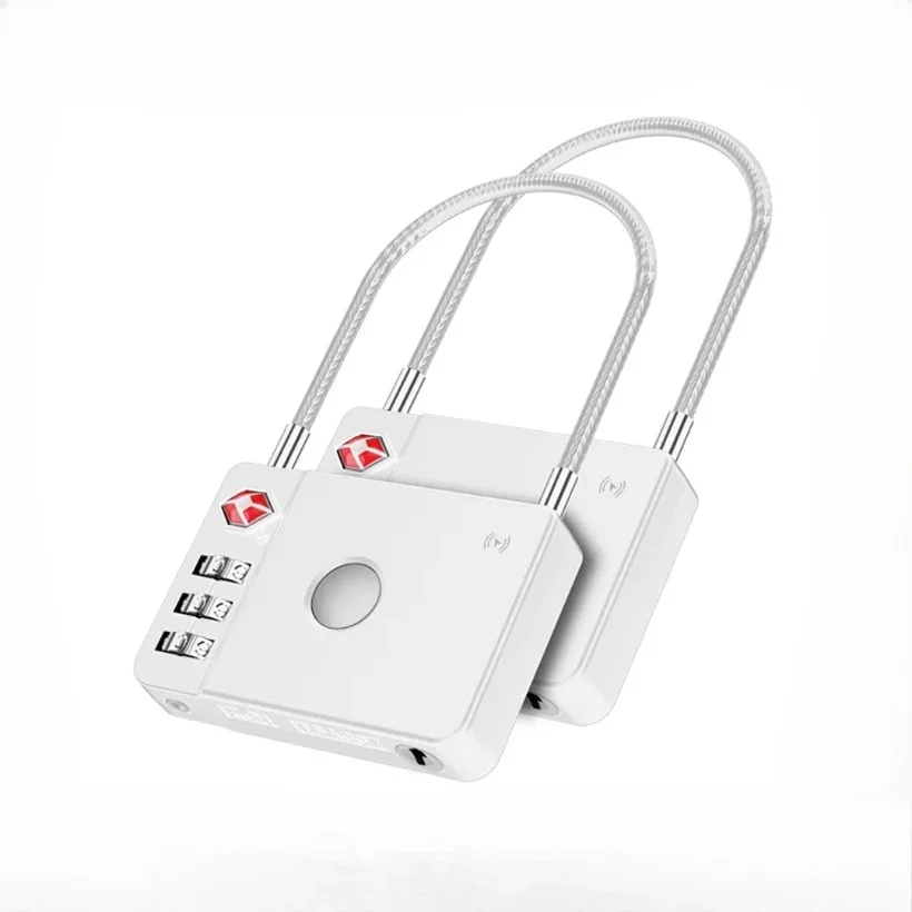 Smart Location Tracking Combination Security Travel Suitcase Anti Lost For Bag Backpack TSA Approved Cable Luggage Lock