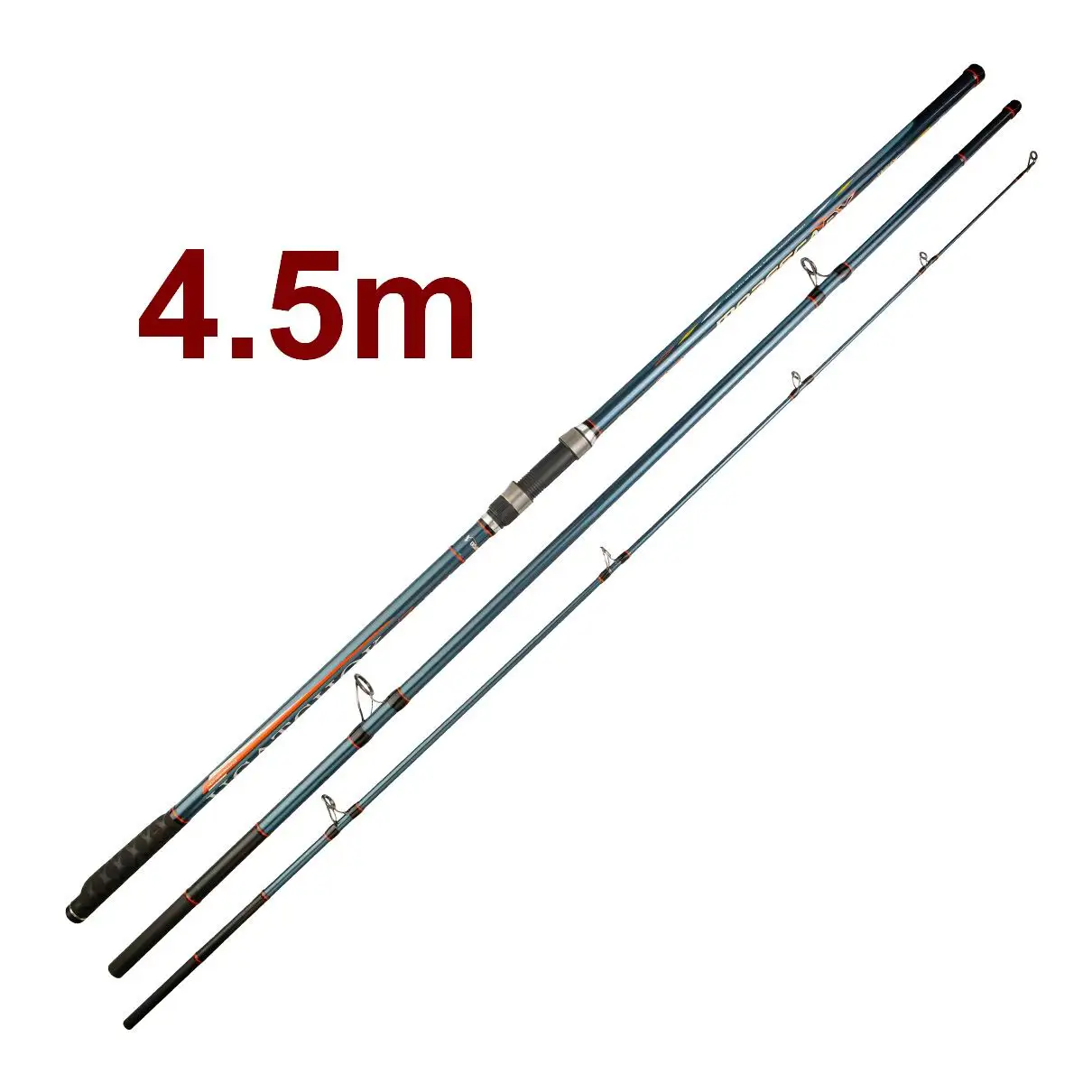 

ZZ264 4.5m 620g 37# Hardeness Carbonfiber SurfCasting Surf Casting Rod Tip Dia. 3.5mm Butt 24mm Bait 100-250g