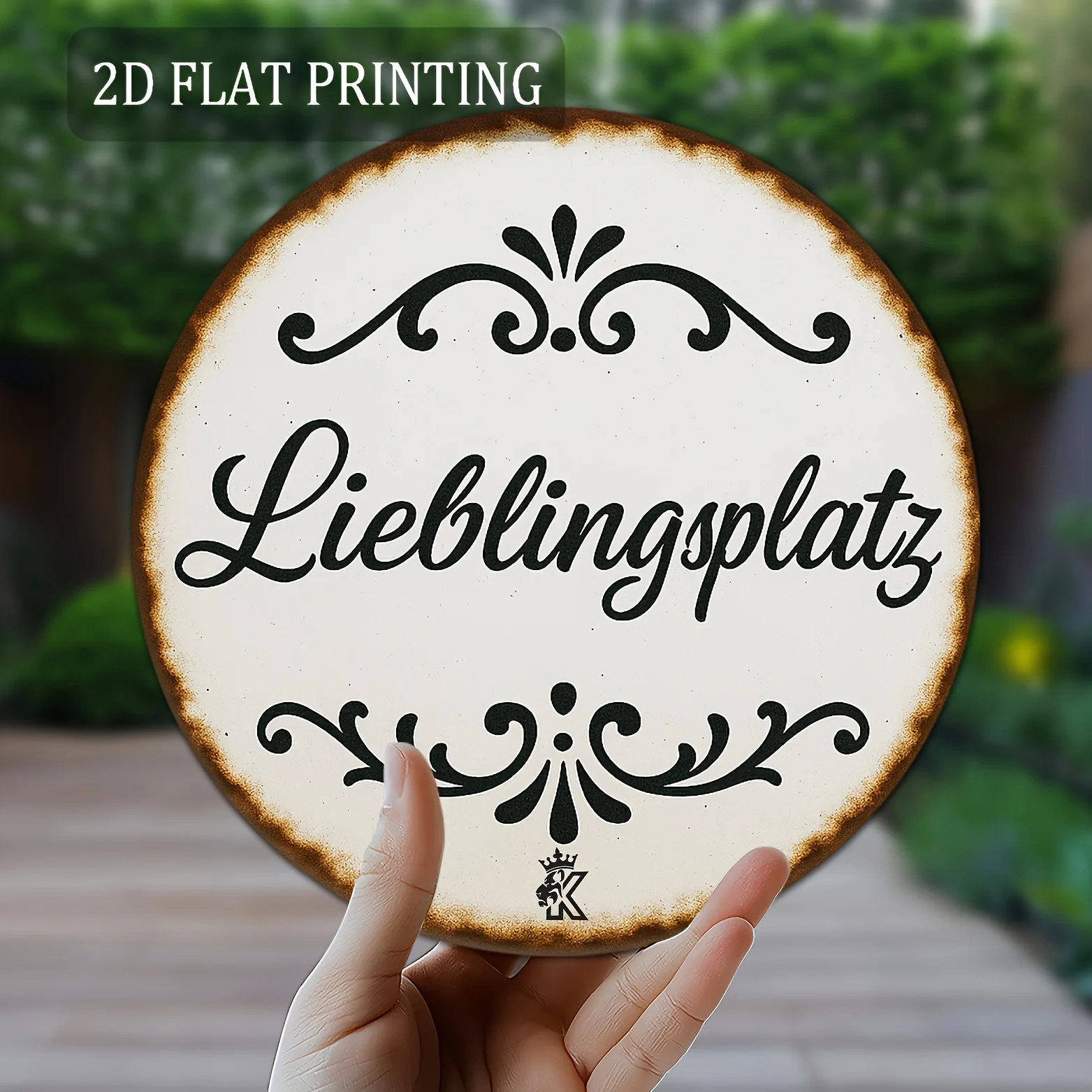 2D Flat - 2D Graphic Design, 2D Graphic Printing, 1pc Metal Iron Sign, 2D Graphic, 1pc 