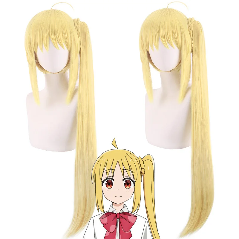

Synthetic Long Yellow Ponytail Wig Inspired By Kousoku-Drummer Cosplay Costume Anime Style Heat Resistant Fiber for Party Event