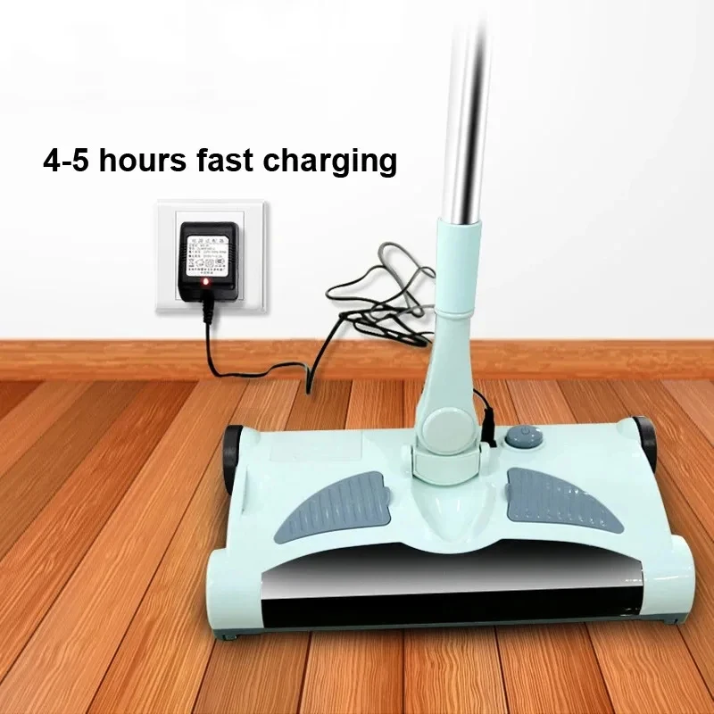 2-in-1 Electric Mop Cordless Spin Mop Rechargeable One-handed Operation Labor-saving Mop Suitable for Hardwood Tile Marble Clean