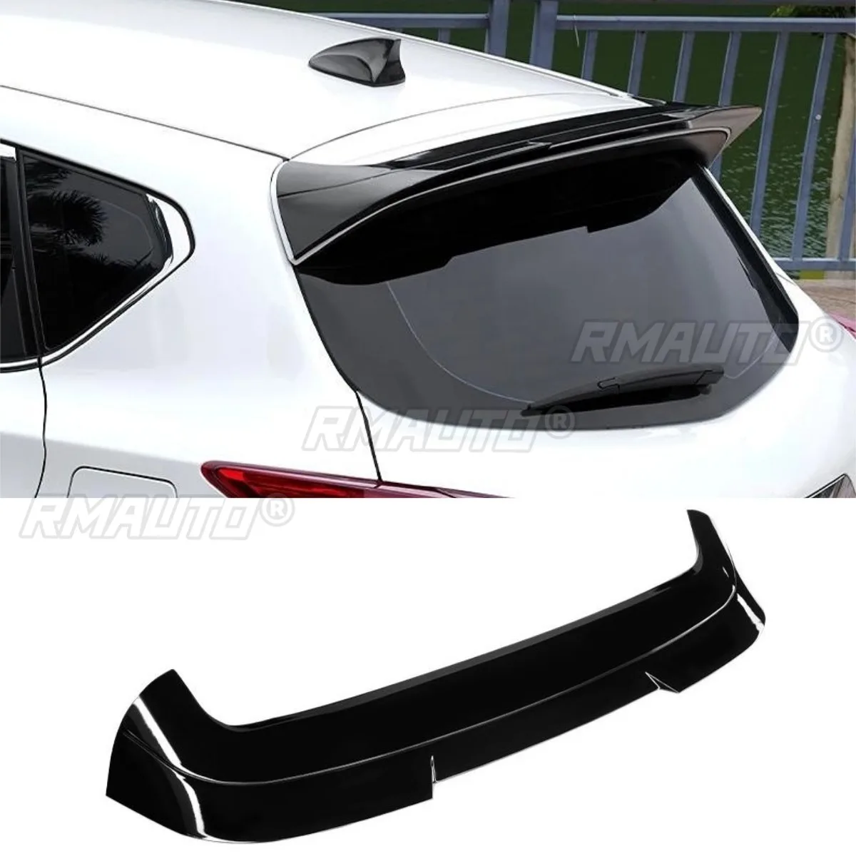 

For Nissan TIIDA 2016-2025 Car Rear Roof Spoiler Wing Modification Part Rear Roof Spoiler Wing Car Accessories Exterior Part