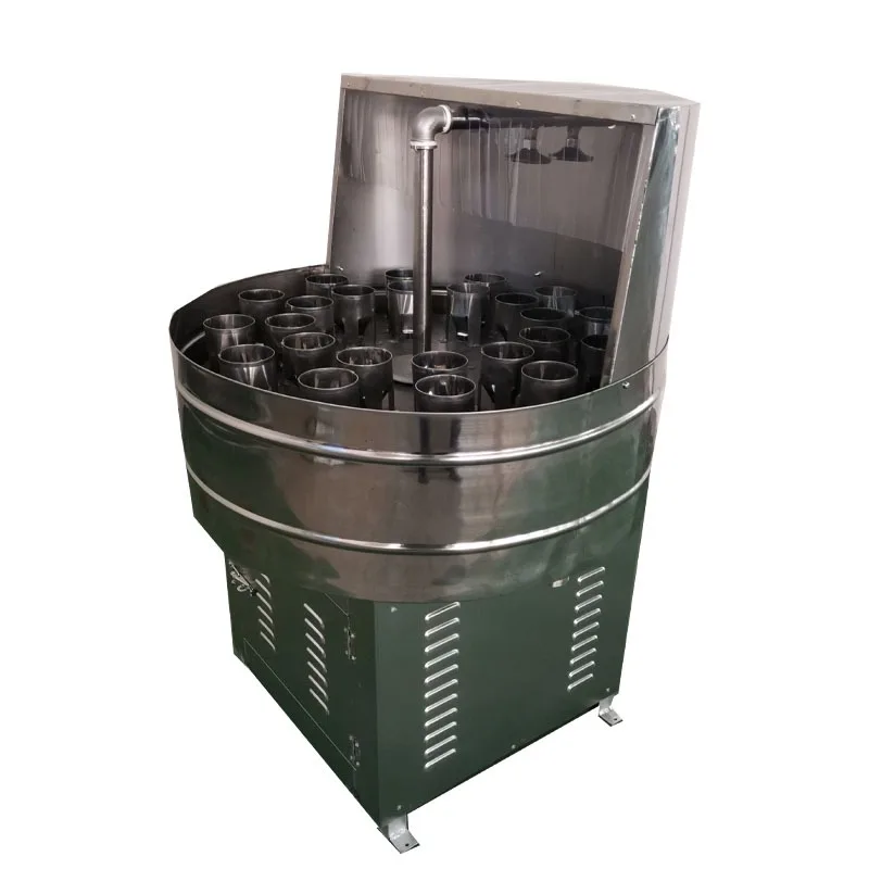 Low Cost Milk Rotary Wine Plastic Small Bottle Flushing Machine Semi Automatic Commercial Glass Bottle Washing Machine
