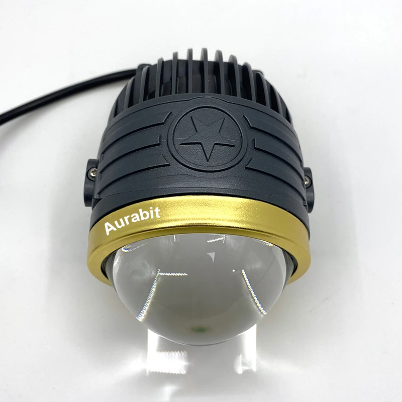 Universal Dual Color LED Fog Light 3500K 6500K Switchable 68W 9000LM Super Bright High Low Beam Projector Lens IP67 Waterproof