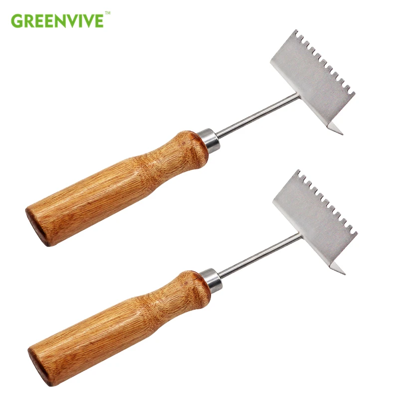 2Pcs Clean Frame Nest Saw Blade Queen Excluder Beehive Box Beehive Shovel Bee Stainless Steel Cleaning Shovel Beekeeper Supplies