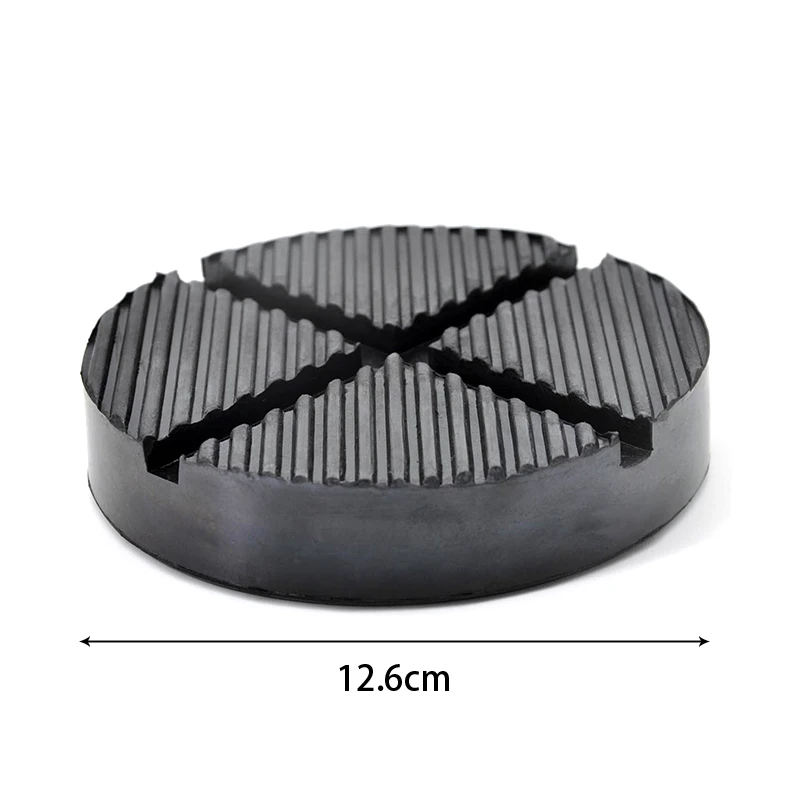 1Pcs Highly Durable And Resistant Car Lift Jack Stand Pads Black Rubber Slotted Floor Pad Frame Rail Adapter Only Pad