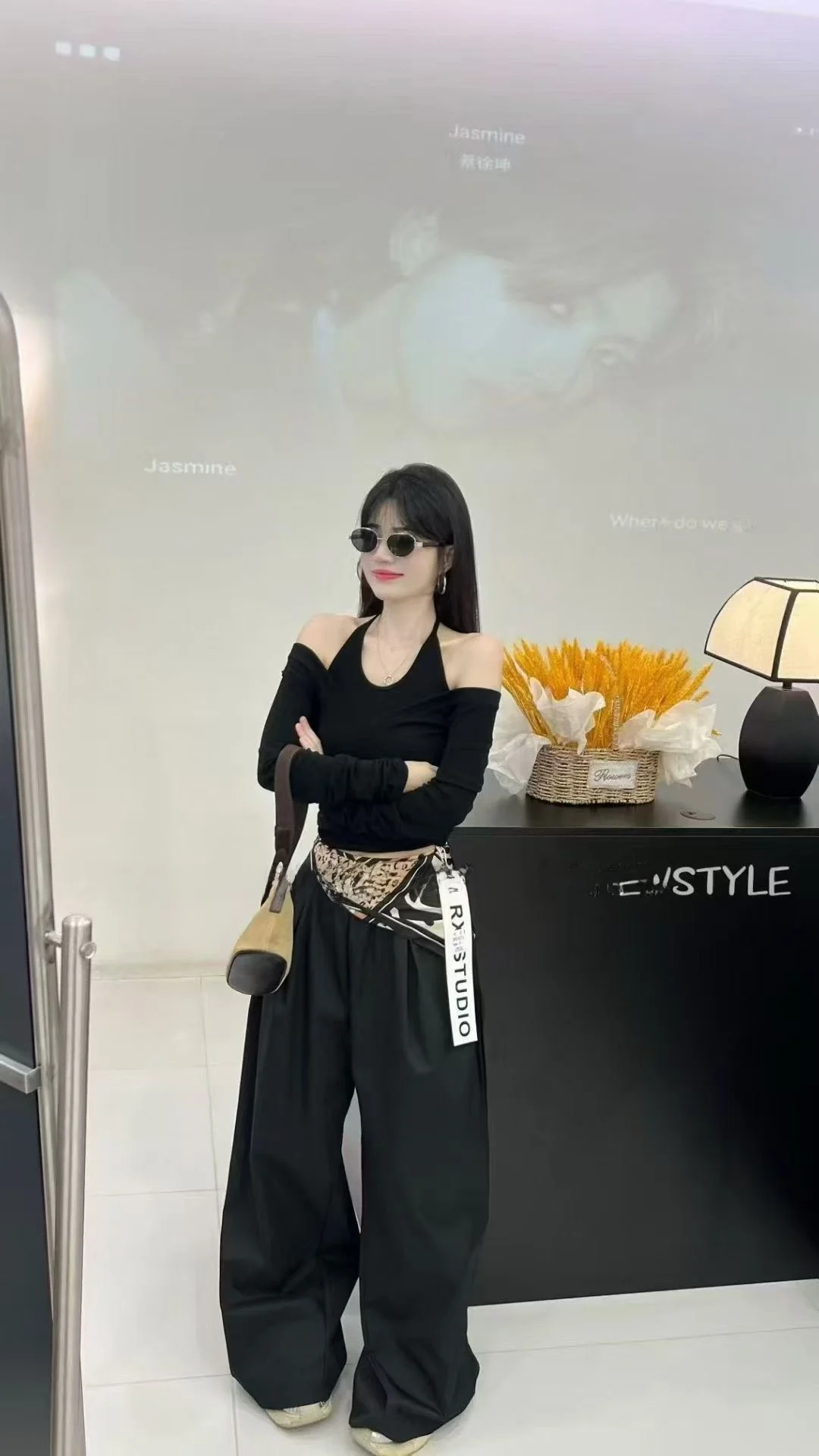 

Топ из двух предметов для ролевых игр. Женский модный дизайн. Ранняя осень. Корейский дизайн. Ожерелье. Дышащий хлопок. Длинная футболка.