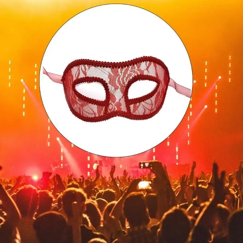 

652F Masquerade Mask Mask Halloween Mardi Gras Costumes Wedding Party Ball Prom Mask Half Face Eye Mask Lace Mask