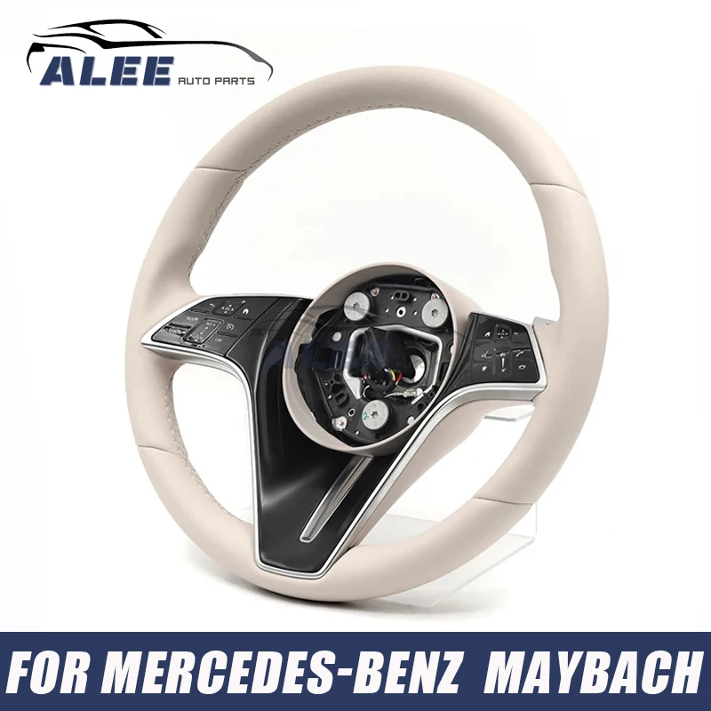 

Car Nappa Leather Steering Wheel for Mercedes-Benz Maybach W204 W205 W212 W213 W218 W177 W176 GLC GLA GLC GLS Car Accessories