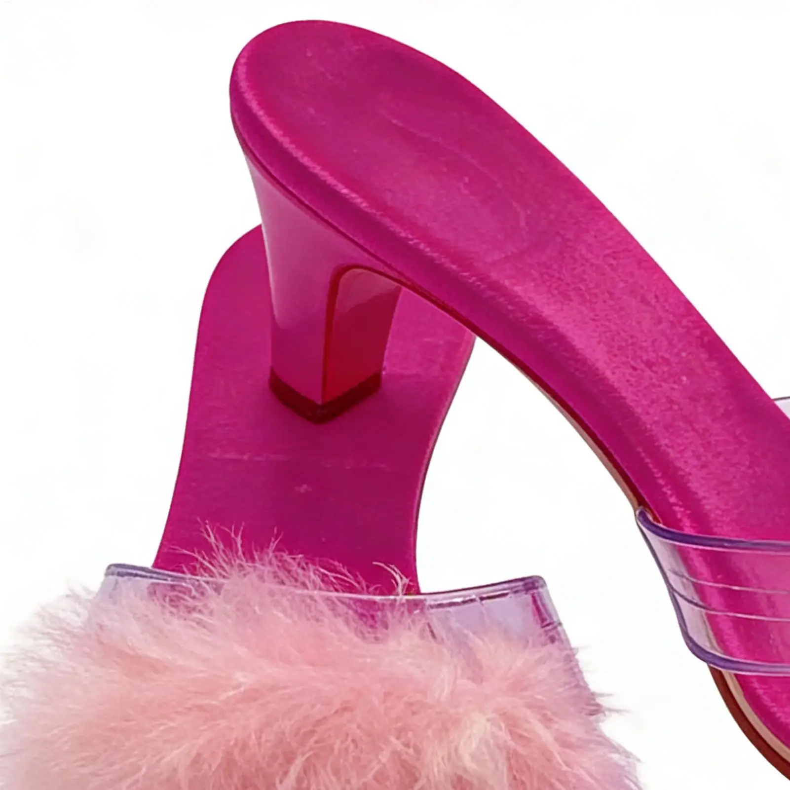 Princess Shoes Role Playing Crystal Footwear Cosplay High Heels Prop for Stage Performance School Plays Themed Events Costume