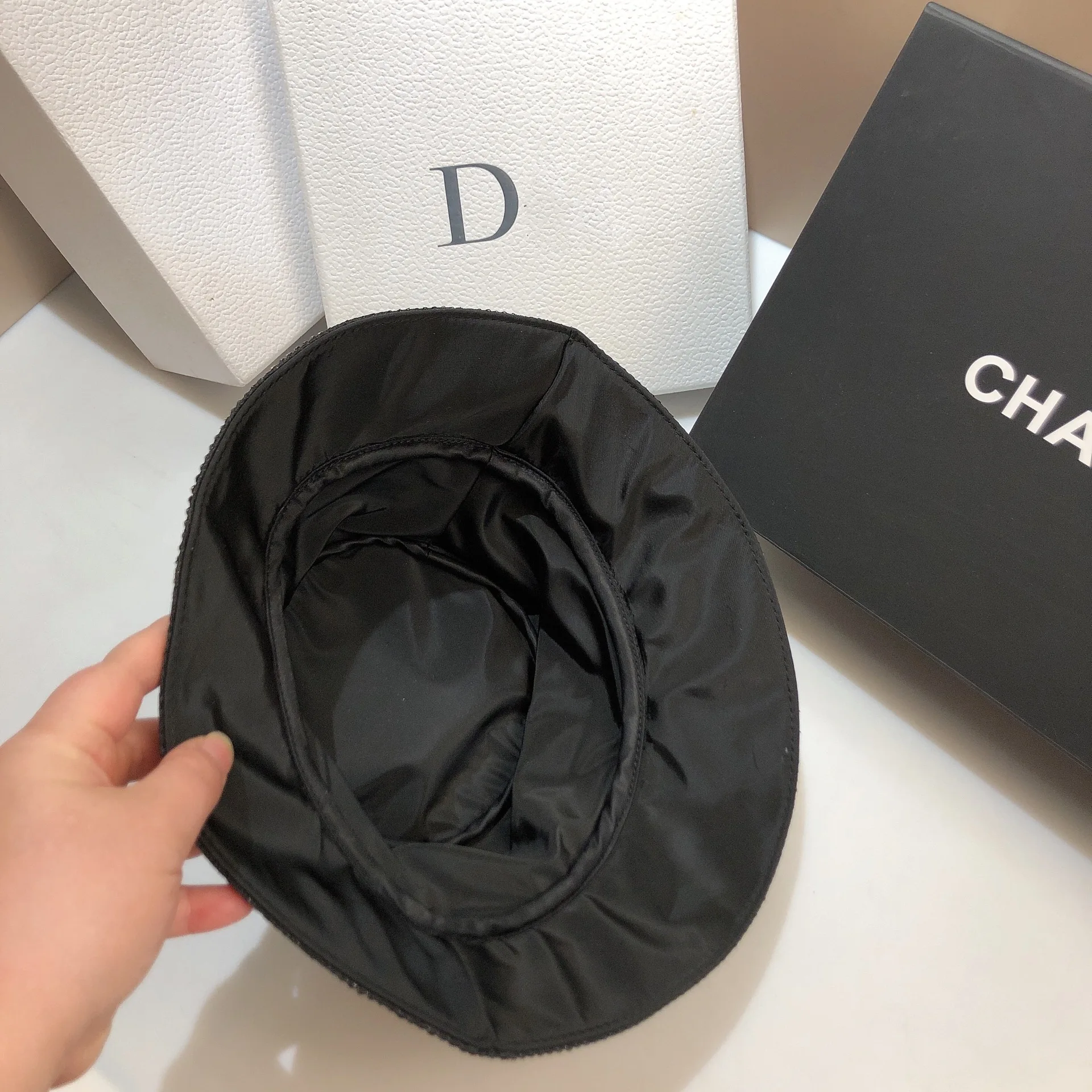 Super shiny bilibili full drill custom fisherman hat empty top hat light luxury ladies hat summer fashion sun hat