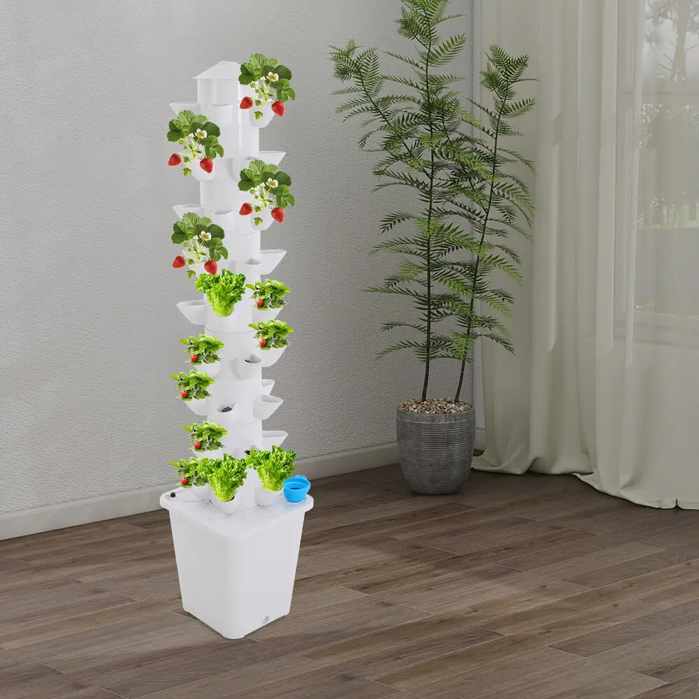 45-Pod Hydroponic Tower Growing Mechanism Hydroponic Growing Kit Garden Home