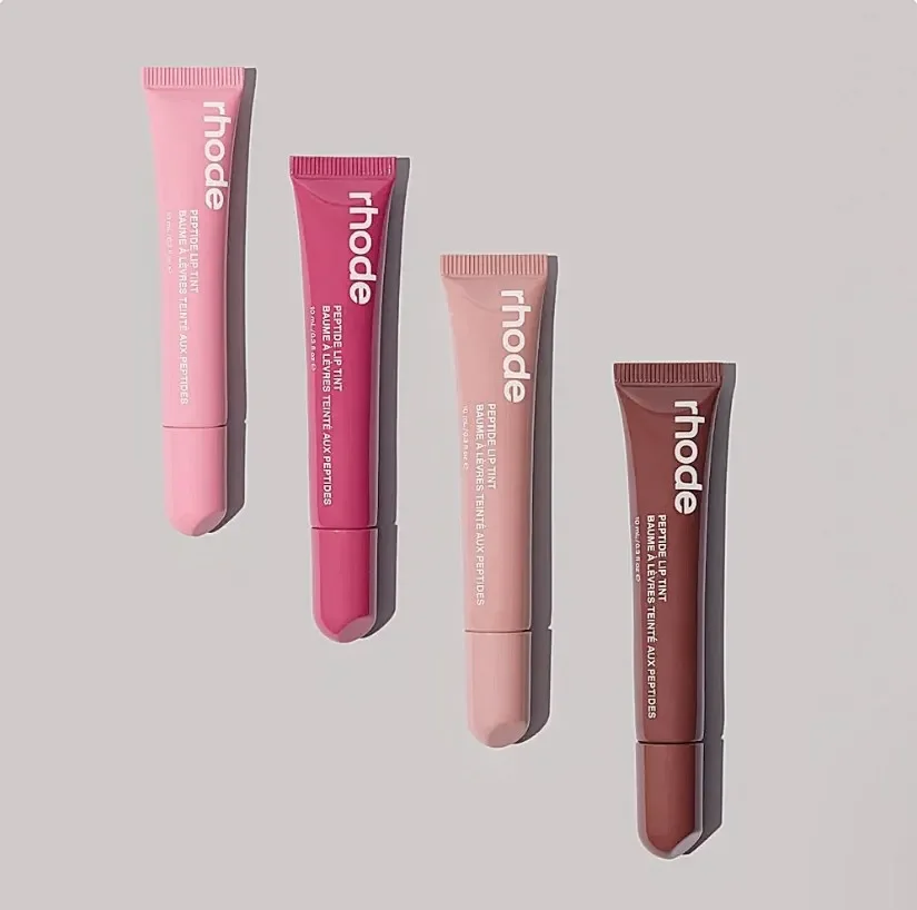 Hidratante Lip Gloss Batom, Vidro Espelho, Longa Duração, Líquido, Maquiagem, Lustroso, Cuidados Cosméticos, 4 Cores