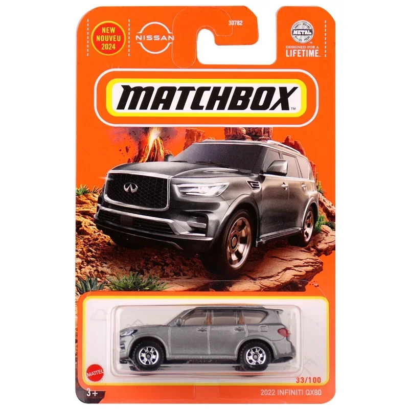 Mattel Matchbox-coche 1/64 fundido a presión para niños, modelo de vehículo de juguete, nuevo Nouveu 24 Infinite Cadillac McLaren 720s, regalo de