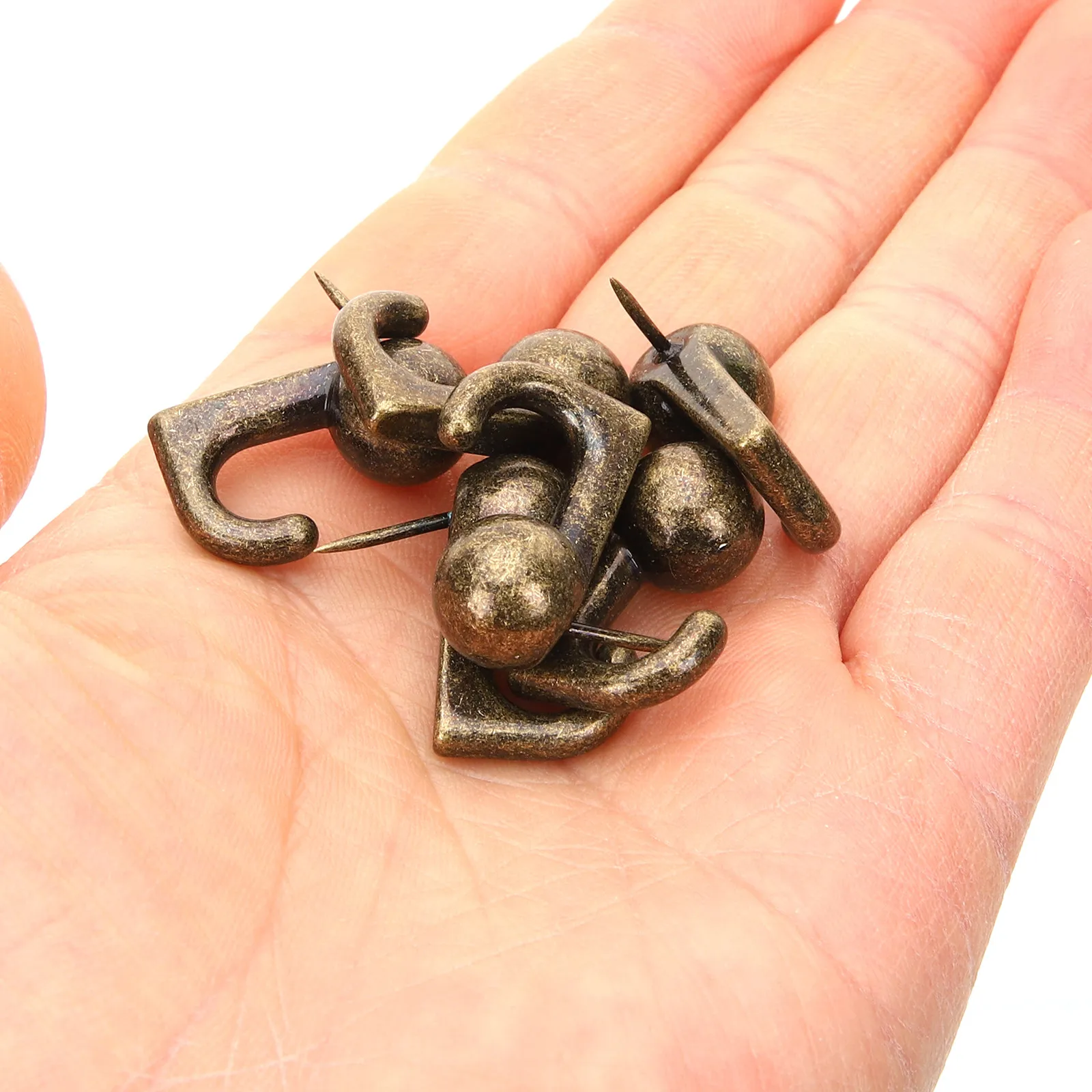 

30 шт. Декоративные металлические крючки-гвоздики для картин, настенные крепления, кнопки-гвоздики для пробковой доски, декоративные кнопки-гвоздики