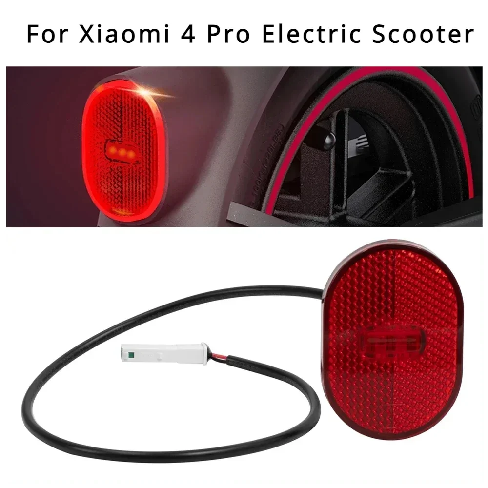 Rear Taillight for Xiaomi 4 Pro Mi4 Electric Scooter Fender Tail Lights Safe Lamp LED Stoplight Mudguard Brake Light Accessories