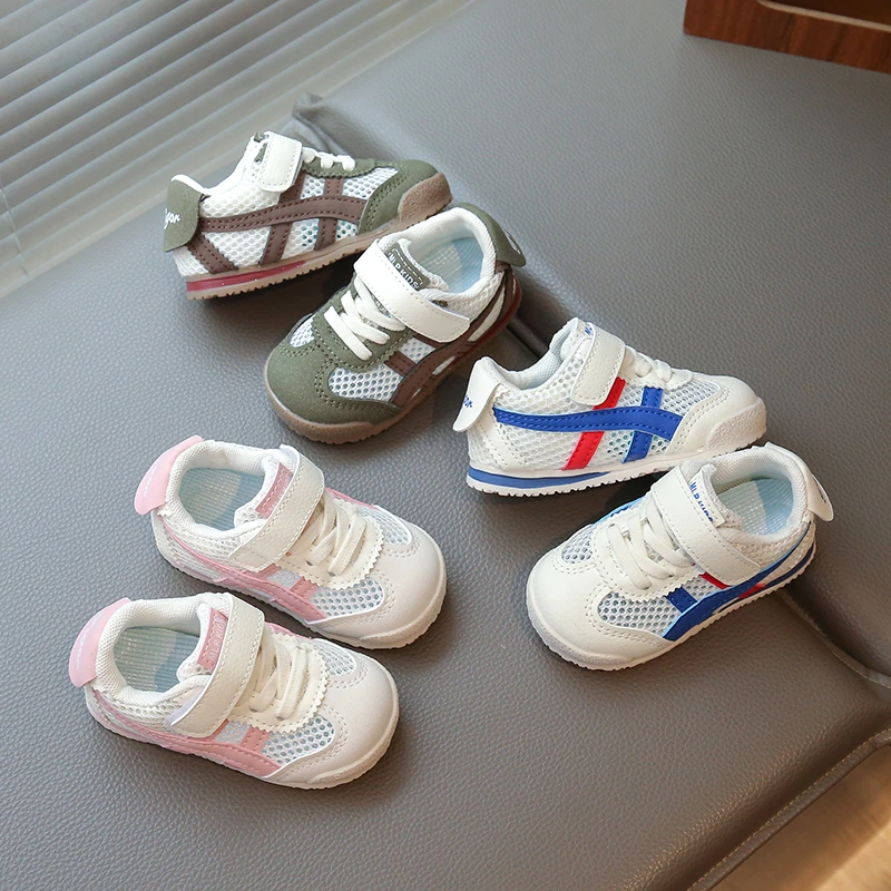 

2023 летняя детская обувь, мягкая дышащая уличная прогулочная обувь для малышей, кроссовки для маленьких мальчиков и девочек, повседневная спортивная обувь