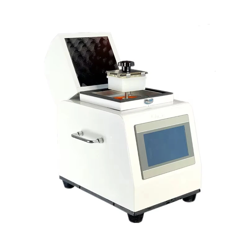 High flux sample crusher adapter material, alloy steel