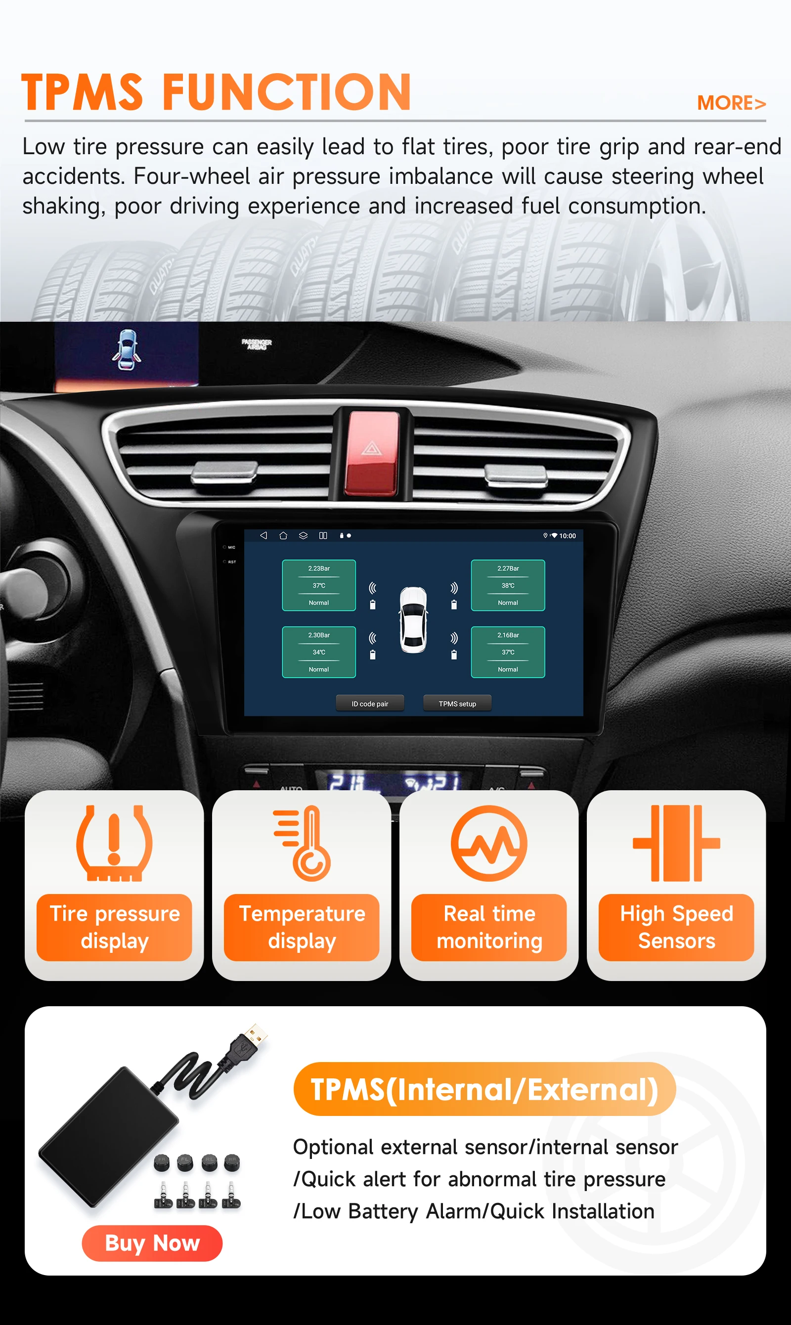 Hizpo Carplay 4G AI Systeme Android 14 Autoradio für Honda Civic 9 FK FB 2012-2017 Multimedia Video Player GPS 2 Din Autoradio – Detail 13