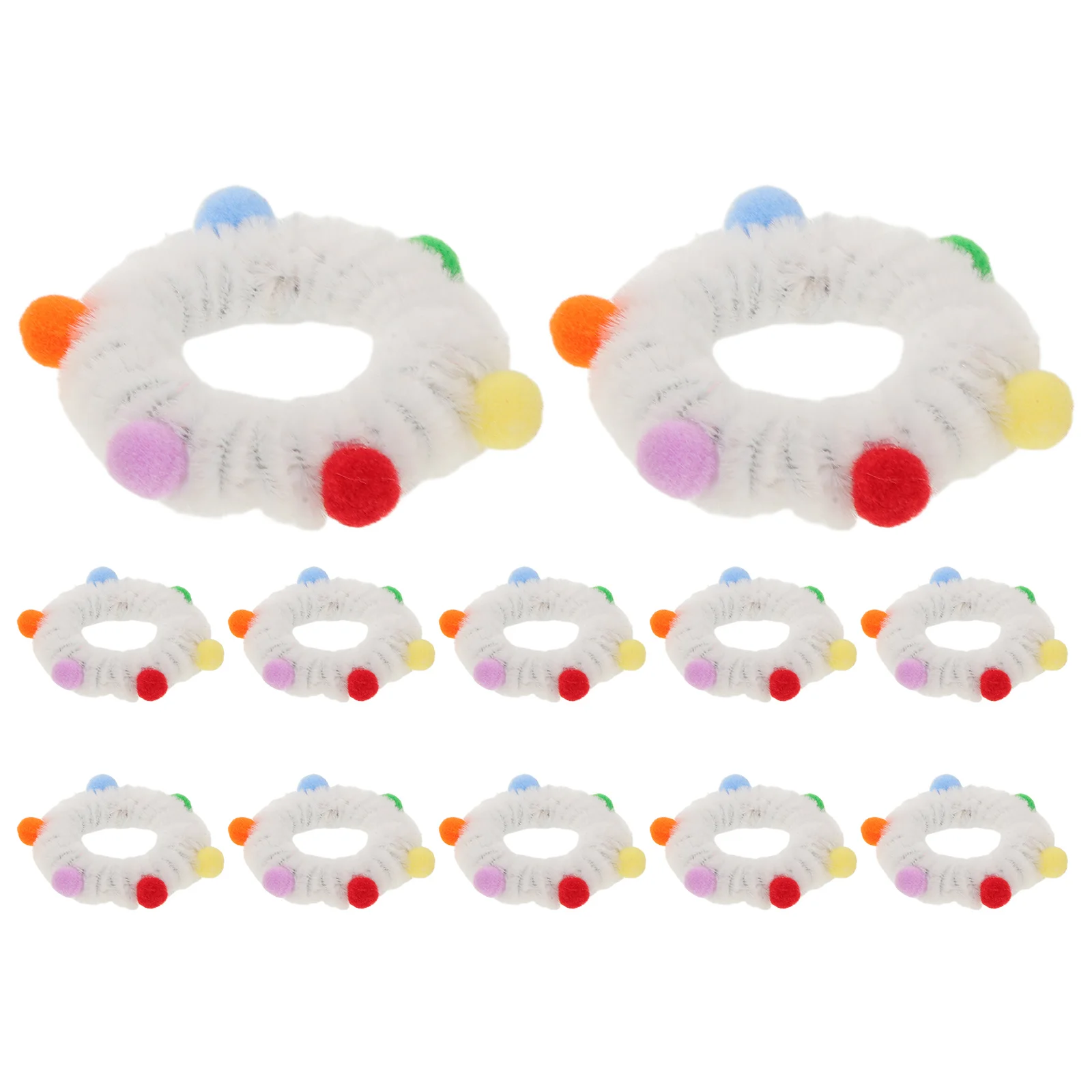 

12Pcs Baby Shower Napkin Rings Buckle Serviette Rings Rustic Fabric Table Party Dining Decor Napkin Holders Tabletop Accessories