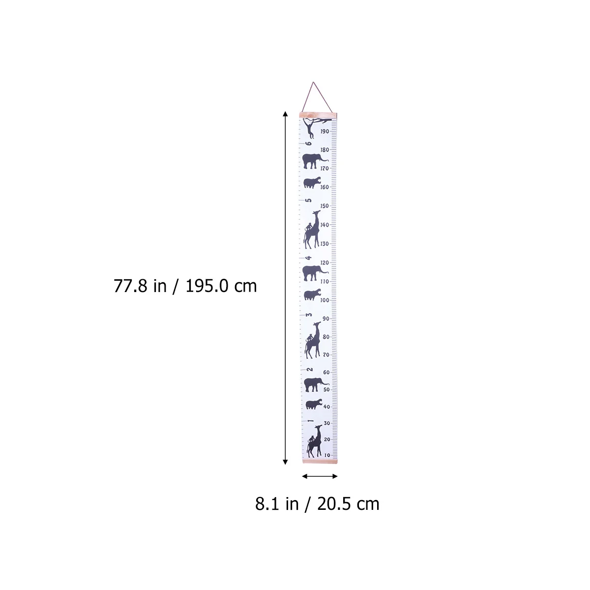 

Kids Height Ruler Children Growth Chart Hanging Wall Decor Baby Growth Chart Waterproof Safe Environmental Protection