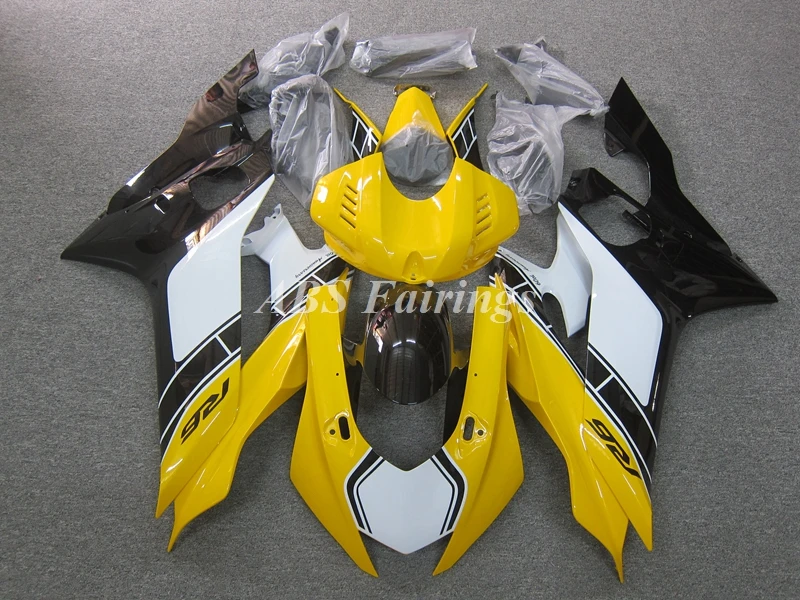 4Gifts New ABS Fairings Kit Fit for YAMAHA R6 2017 2018 2019 2020 2021 2022 17 18 19 20 21 22 23 24 Bodywork Set Yellow