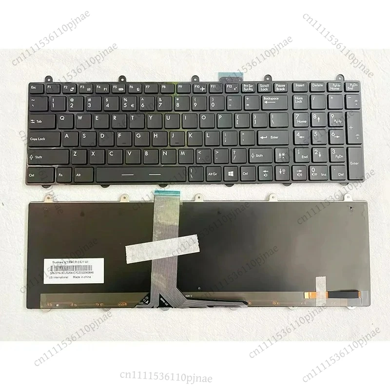 

Оригинальная клавиатура для ноутбука MSI GE70 2QE-858 2PE-482XCN GL62M GE60 с подсветкой, американская раскладка