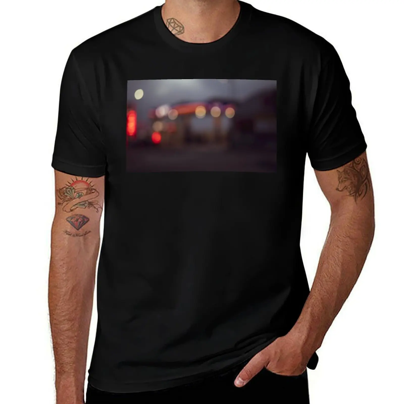 

Blurry bokeh days T-Shirt rapper graphic tees new edition boys whites man t shirt shirts men