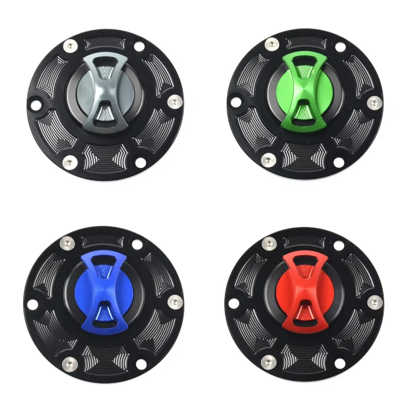8 Colors Keyless Motorcycle Fuel Gas Tank cap Cover For Triumph Speed Four Triple 1050 955i Street Triple 675 R Moto Parts