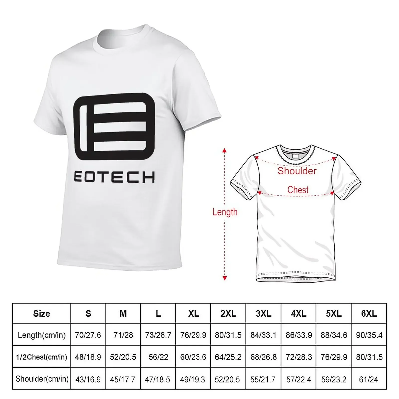 EOTech logo T-Shirt quick drying heavyweights mens graphic t-shirts anime