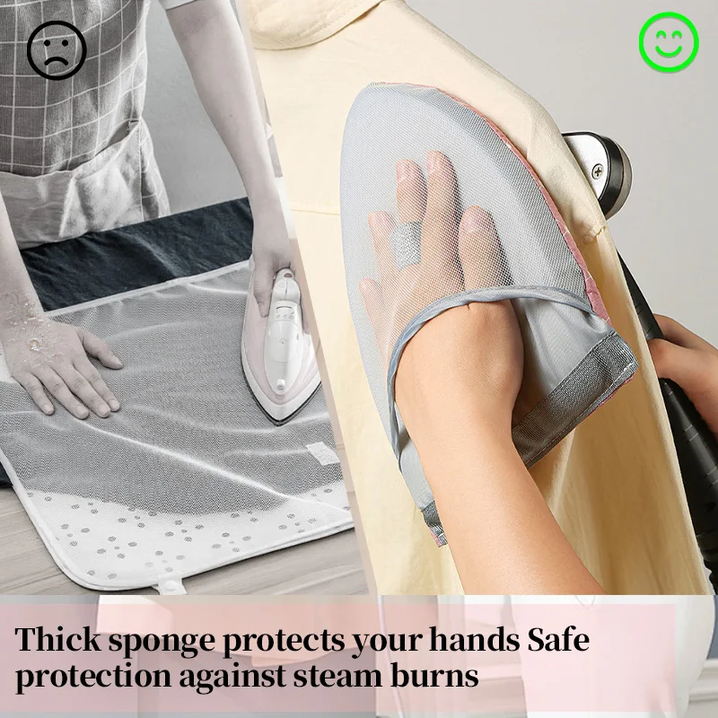 Portable Home Goods Ironing Board Mini Anti-scald Iron Pad Cover Gloves Travel Ironing Board Mini Hand-held Ironing Board