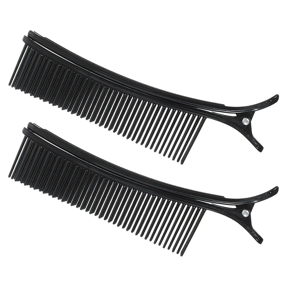 

2pcs Hair Styling Clips Durable Plastic Multilayer Design Salon Use Home Cutting Dyed Stylists Hair Care Accessories