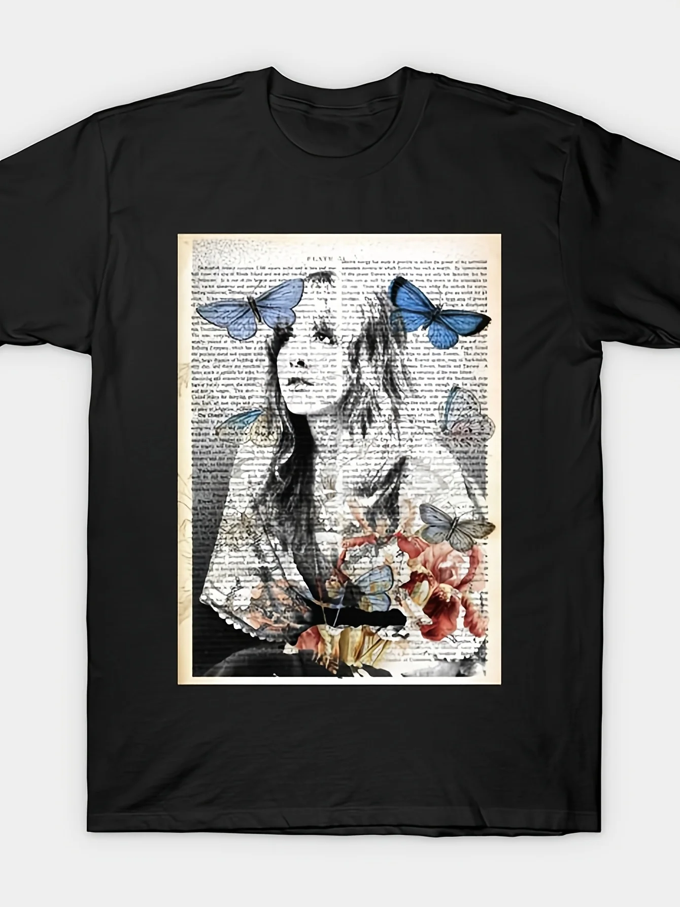 2026 New Fan Saint Knicks Butterfly Women's Tshirt By Palapitakan Girls' Aesthetic Clothing Women's Printed T-shirt Street Style