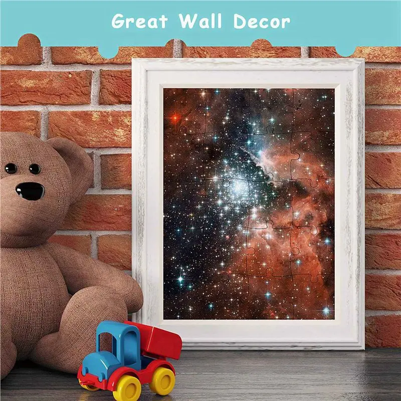 ABXE-36X Sublimation Blanks Puzzles DIY Blank Puzzle For Sublimation Transfer Thermal Transfer Heat Press Printing Crafts A5