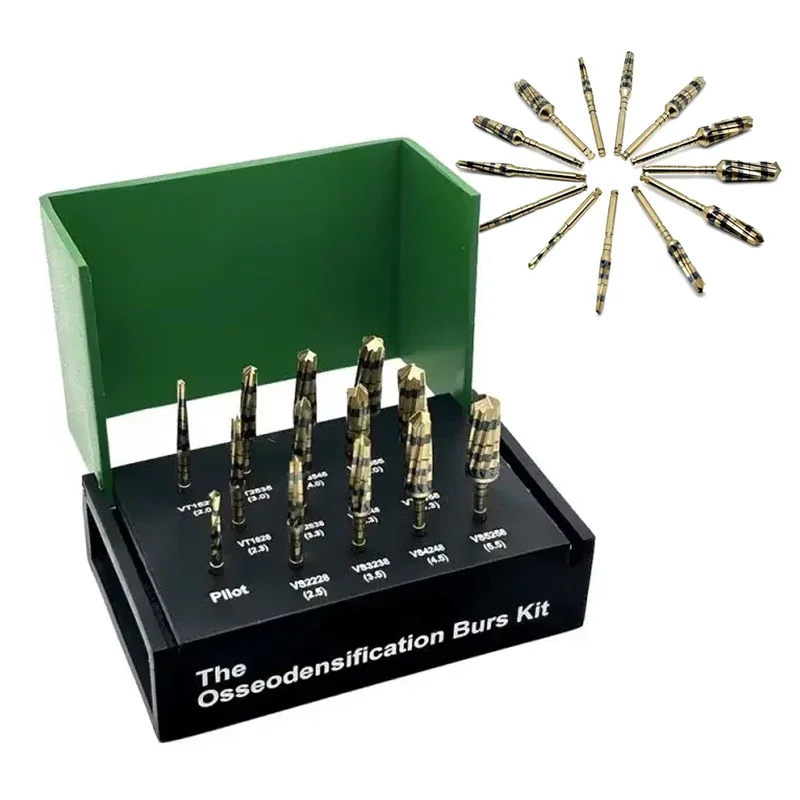 

Dental Osseodensification Burs Kit for Implant Surgery Sinus Lift Bone Condenser Surgical Drill System