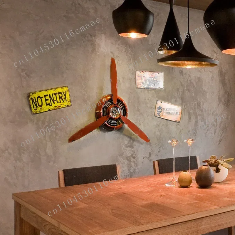 New Retro Propeller Forged Iron Wall Decoration Wall Hanging Decoration