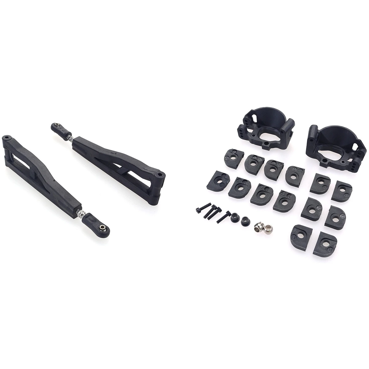 

M15K-2 Set RC Car Part: 1 Set 8037 C-Mounts Base & 1 Set 8160 Front Upper Suspension Arm