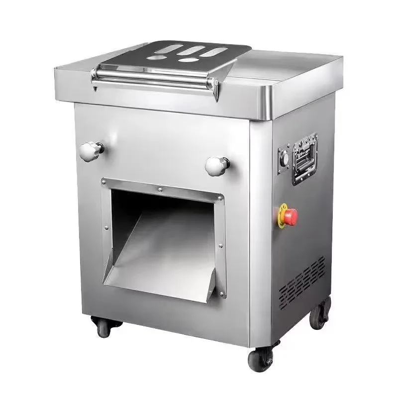 

High Speed Stainless Steel Commercial Chicken Duck Meat Cutter Meat Slicing Fresh Frozen Meat fish Dicer Cuber Cutting Machine