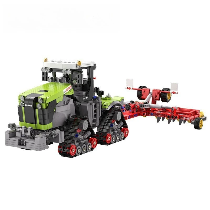 GSF 1336 шт. 1:32 знаменитый CLAAS город сельскохозяйственная машина строительный блок MOC кирпич дизайн грузовик кирпичи игрушки подарки для детей